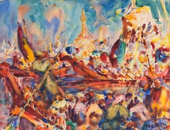 Landscape Drawings and Watercolors
