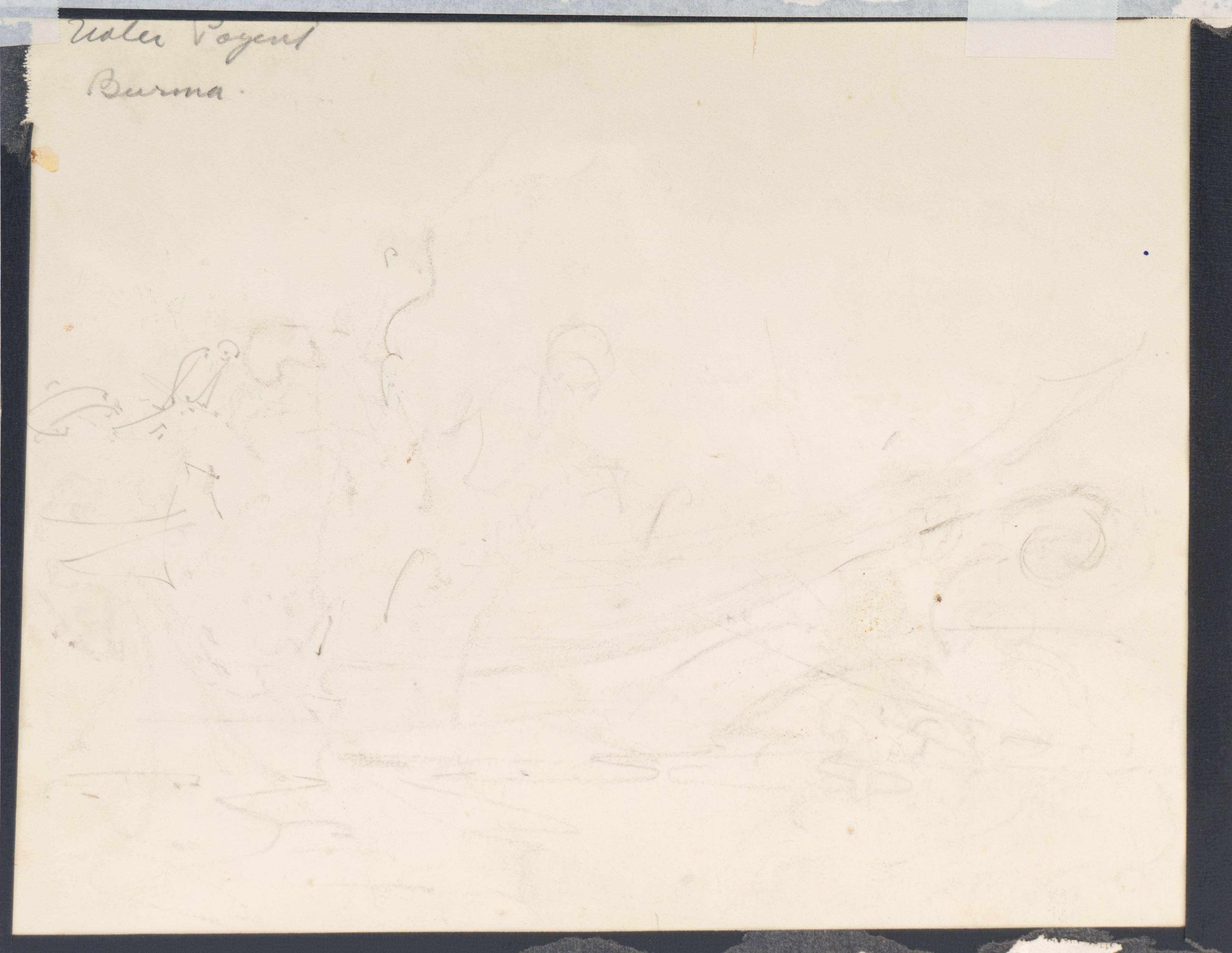 'Burmese Water Pageant', California Post-Impressionist, PAFA, AIC, Carmel For Sale 5