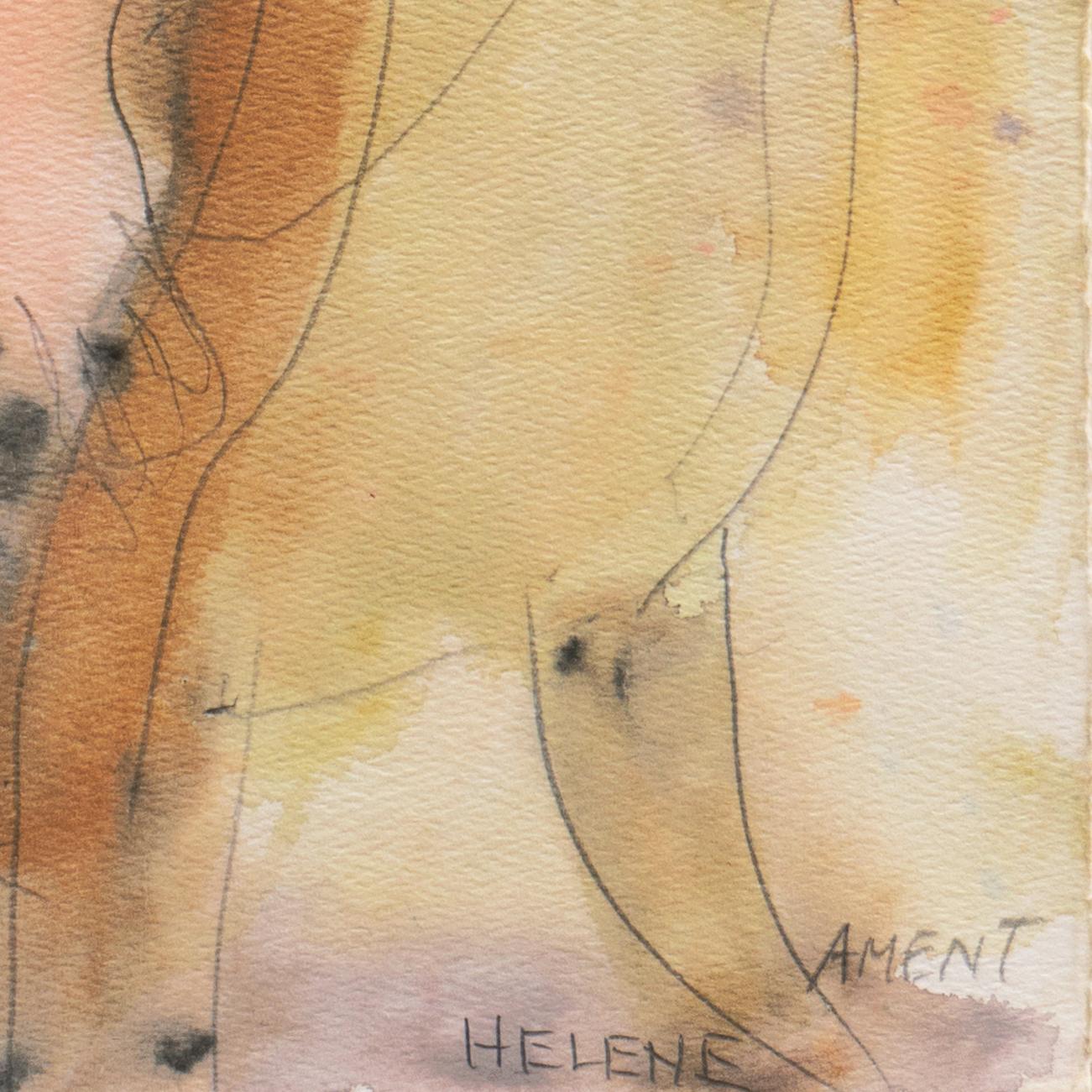 'Seated Nude', Musee d'Art Moderne, Paris, SFAA, LACMA, California Woman Artist For Sale 1