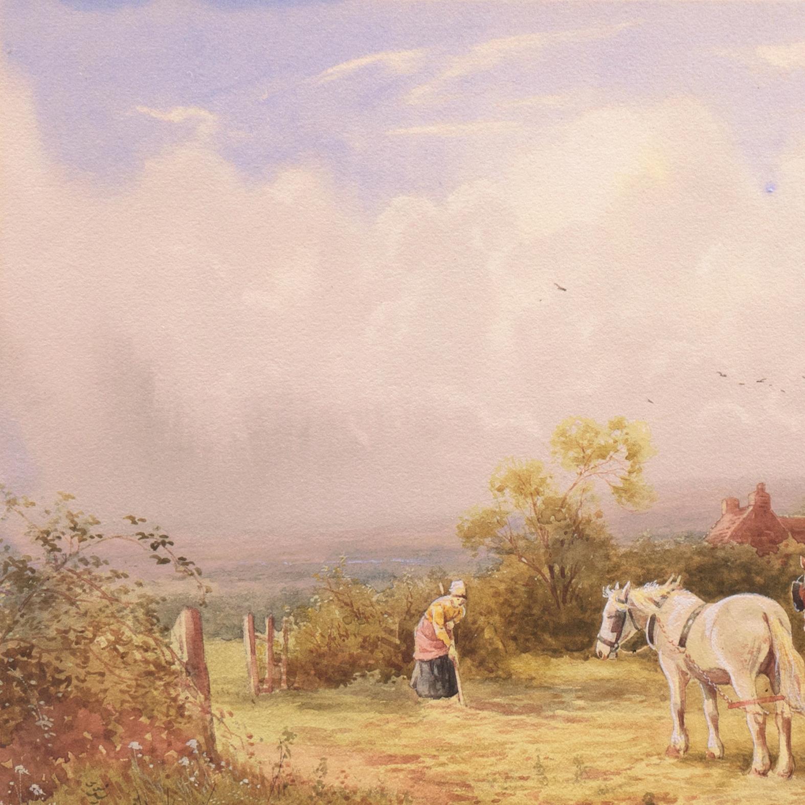 'Harvest Time', Royal Birmingham Society of Artists, London Royal Academy For Sale 1
