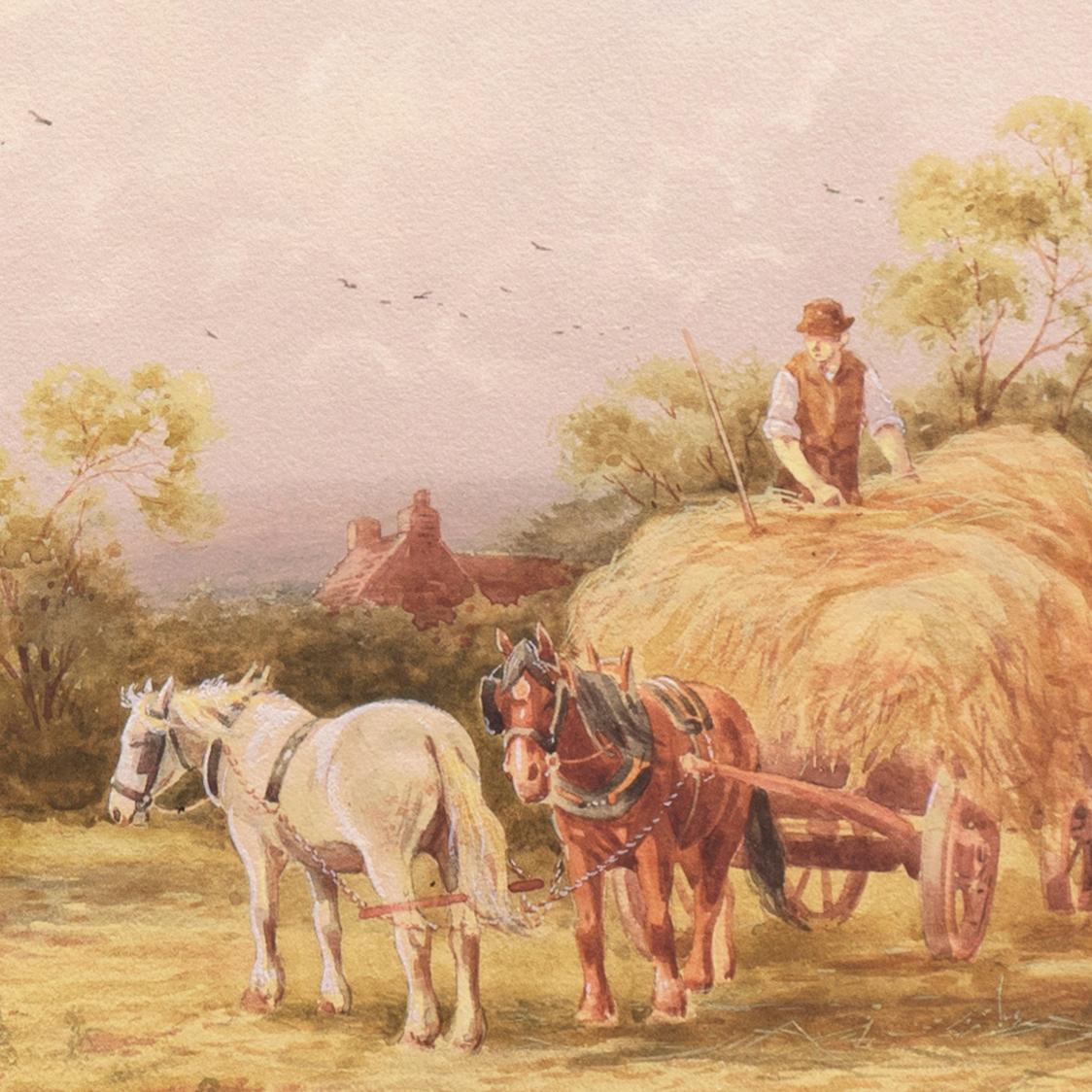 'Harvest Time', Royal Birmingham Society of Artists, London Royal Academy For Sale 2