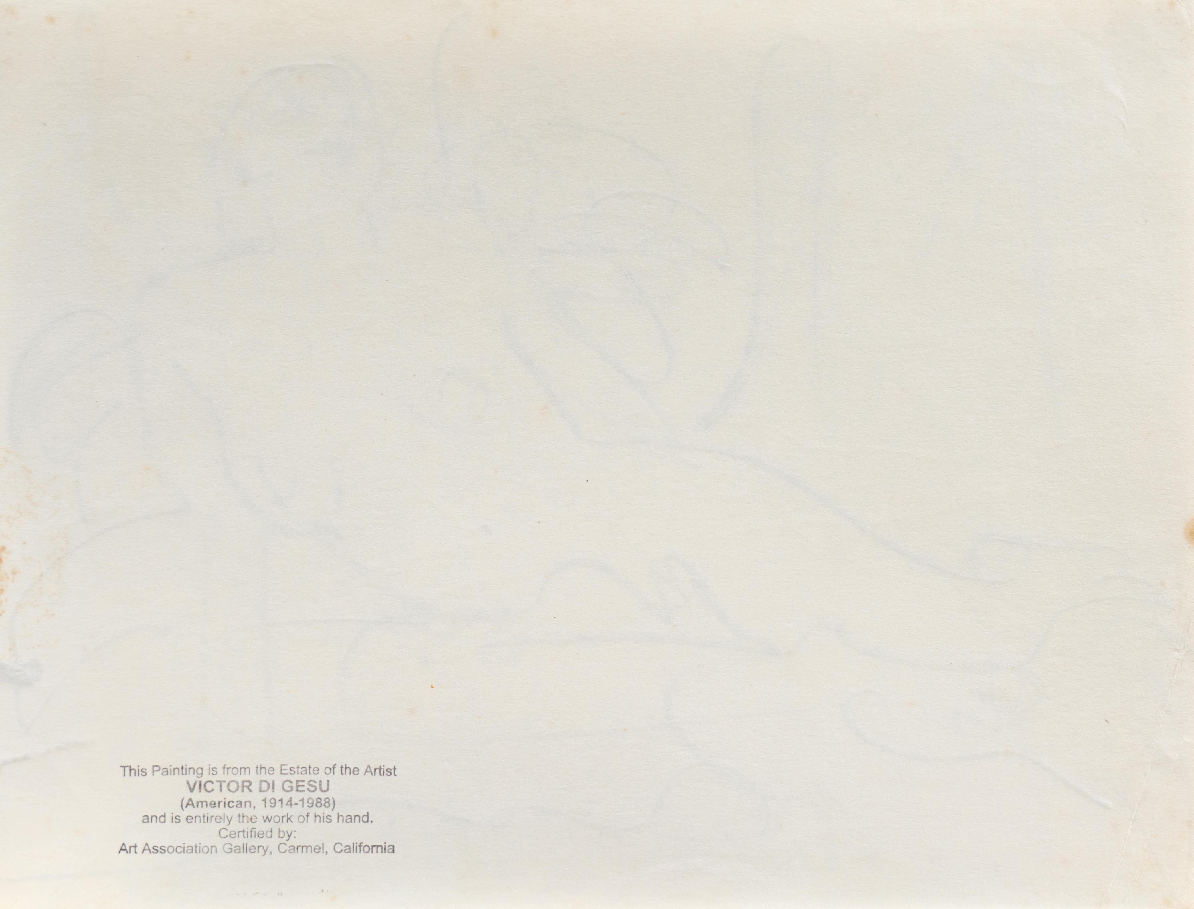 'Reclining Nude' Paris, Louvre, Salon d'Automne, Académie Chaumière, LACMA, SFAA For Sale 5