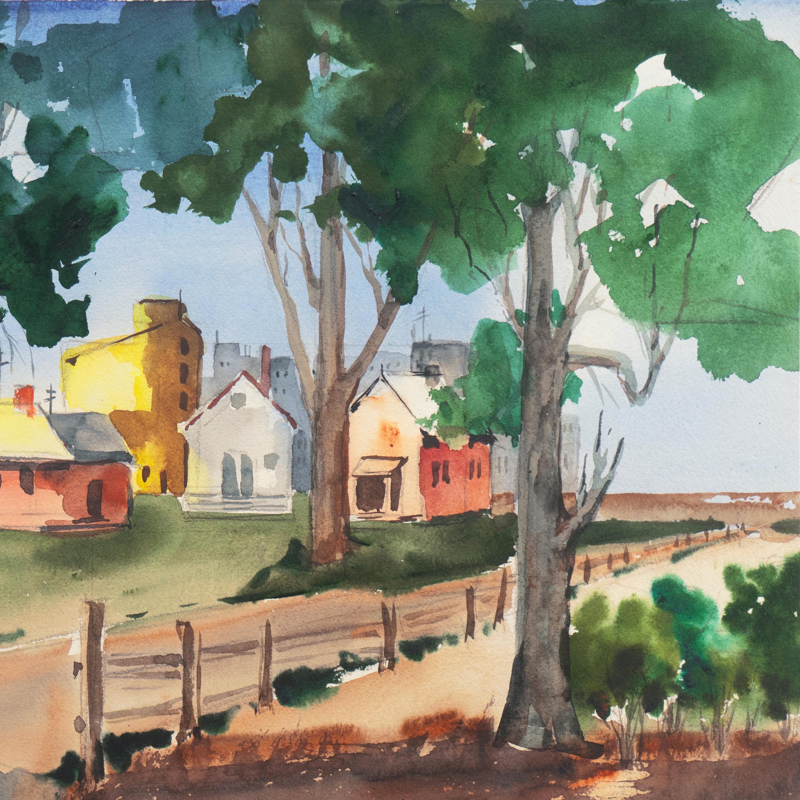 'University Village, Berkeley' Carmel, California, Donna Post Impressionista in vendita 2