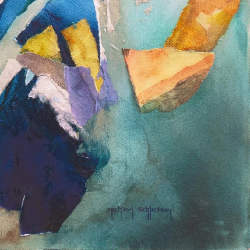 'Breaking Waves', National Watercolor Society, American Watercolor Society - Art by Michael Schlicting