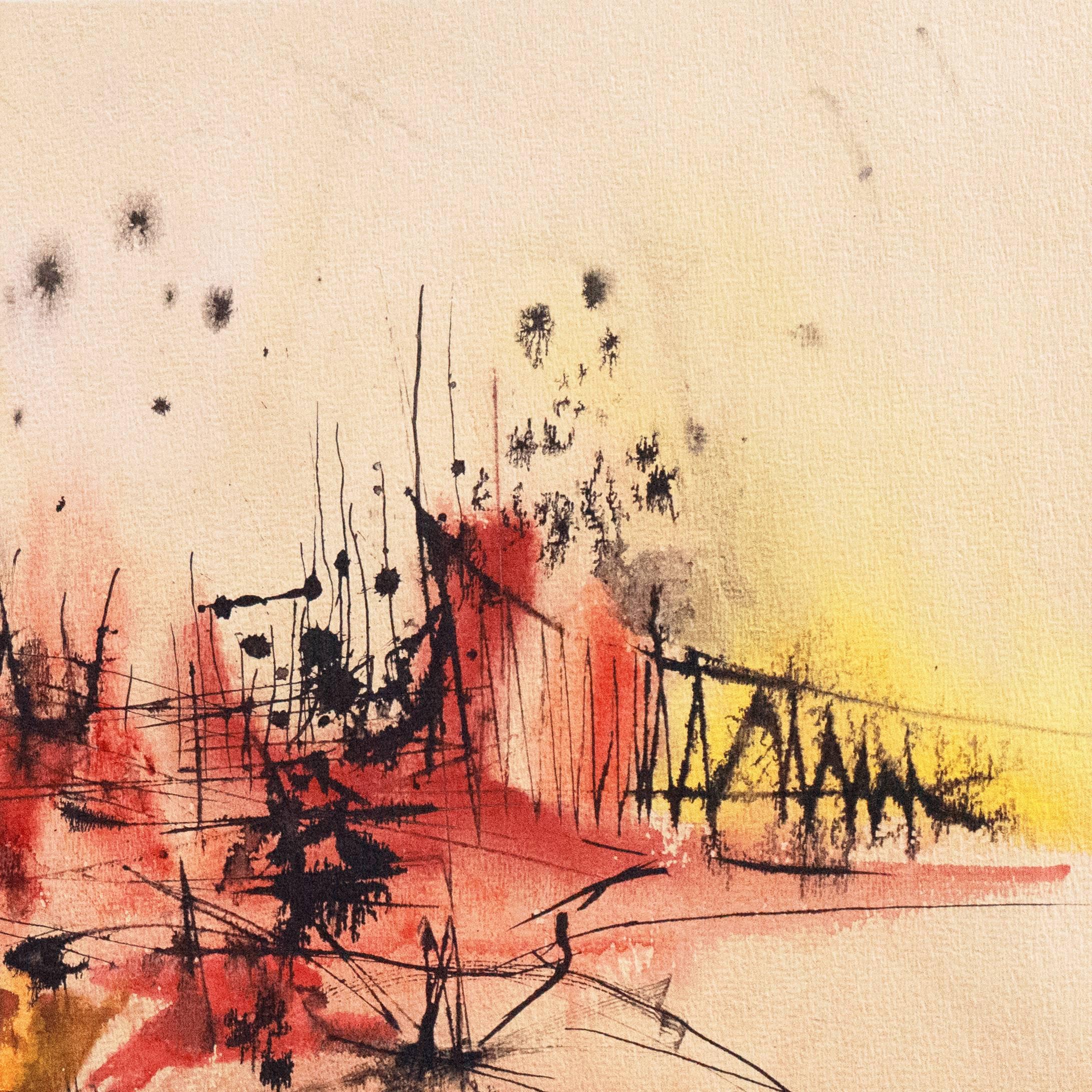'Musical Abstract', Smithsonian, Jewish Museum, Woman Artist, Phoenix, New York For Sale 3