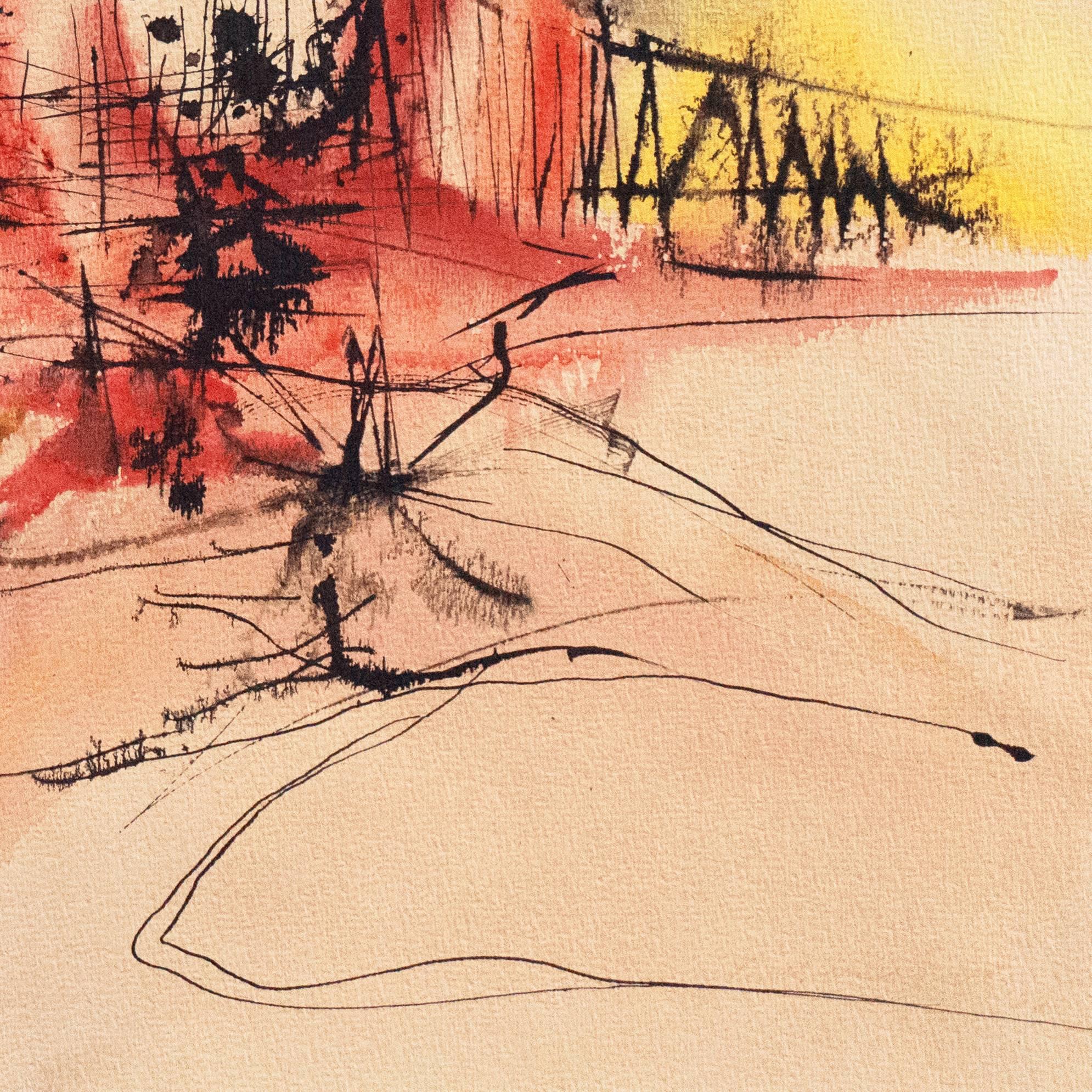 'Musical Abstract', Smithsonian, Jewish Museum, Woman Artist, Phoenix, New York For Sale 4