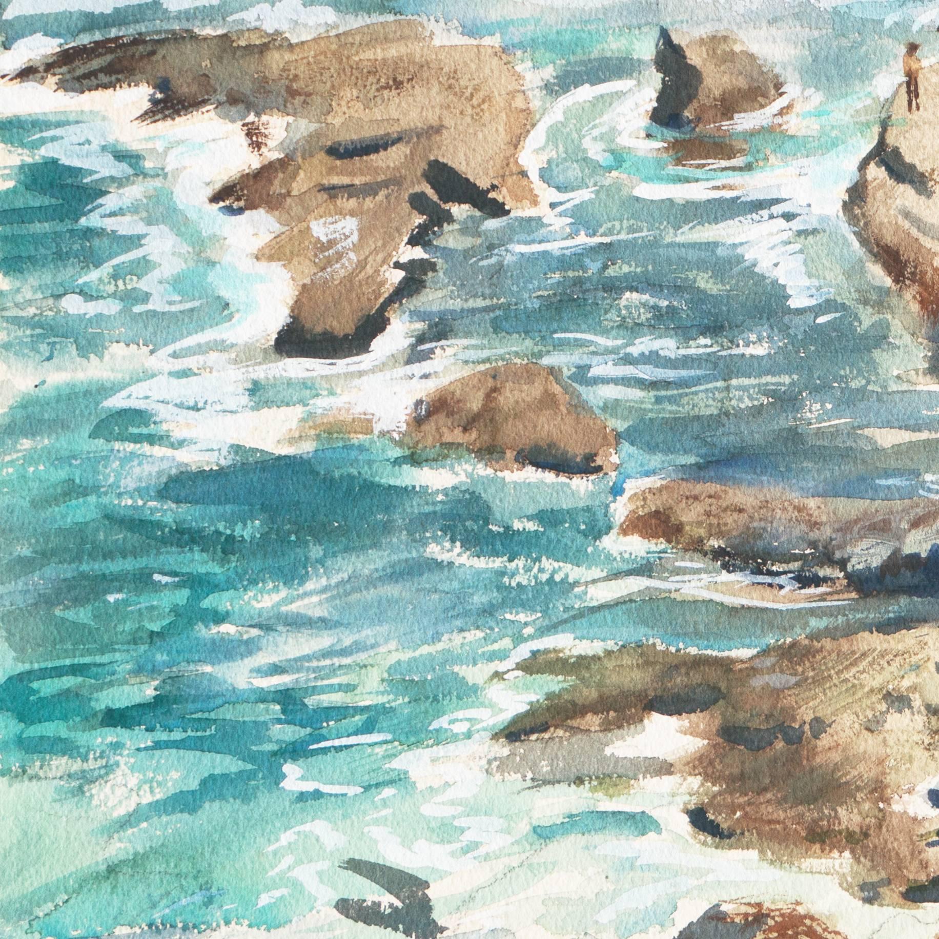 'Pacific Coast', California Post-Impressionist, Modernism, San Francisco For Sale 4