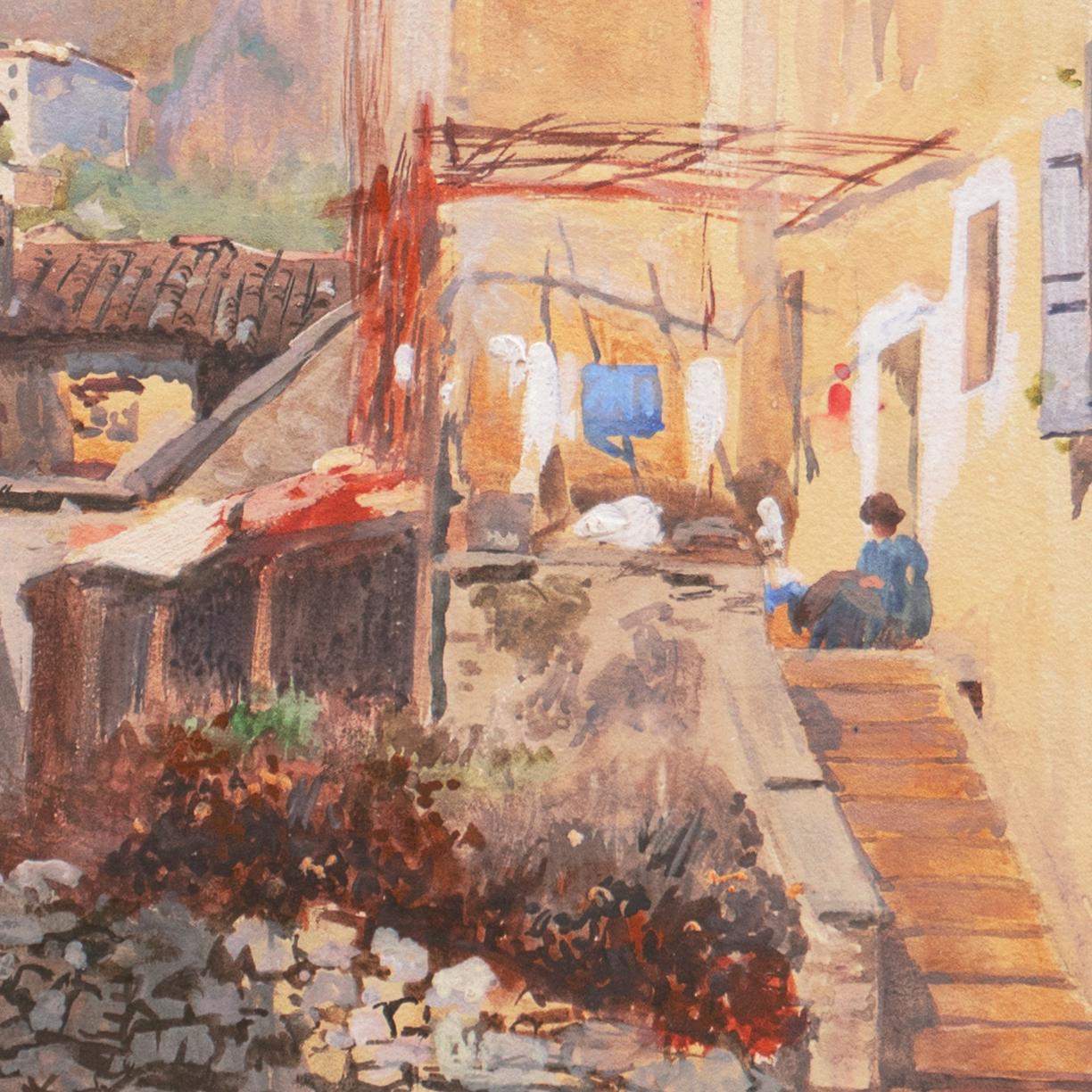 Signed lower left, 'Hans Blum' (German, 1858-1942) and painted circa 1911.
Provenance: Exhibited, 'Jubiläums- Ausstellung der Münchener Künstler-Genossenschaft', München 1911 ('Anniversary Exhibition of the Munich Artists' Cooperative'). Label