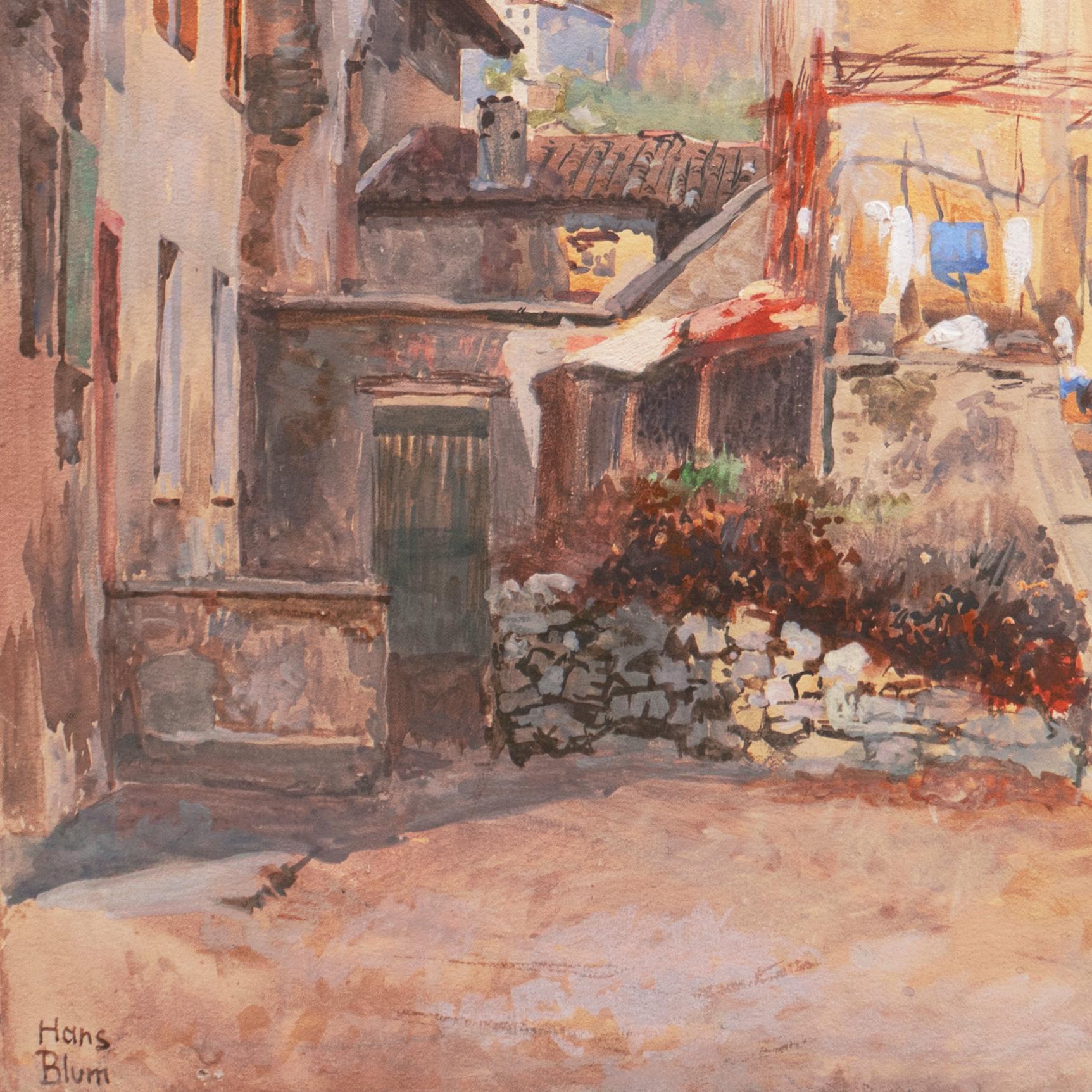 'Alpine Landscape in Piedmont', Munich School Professor For Sale 1