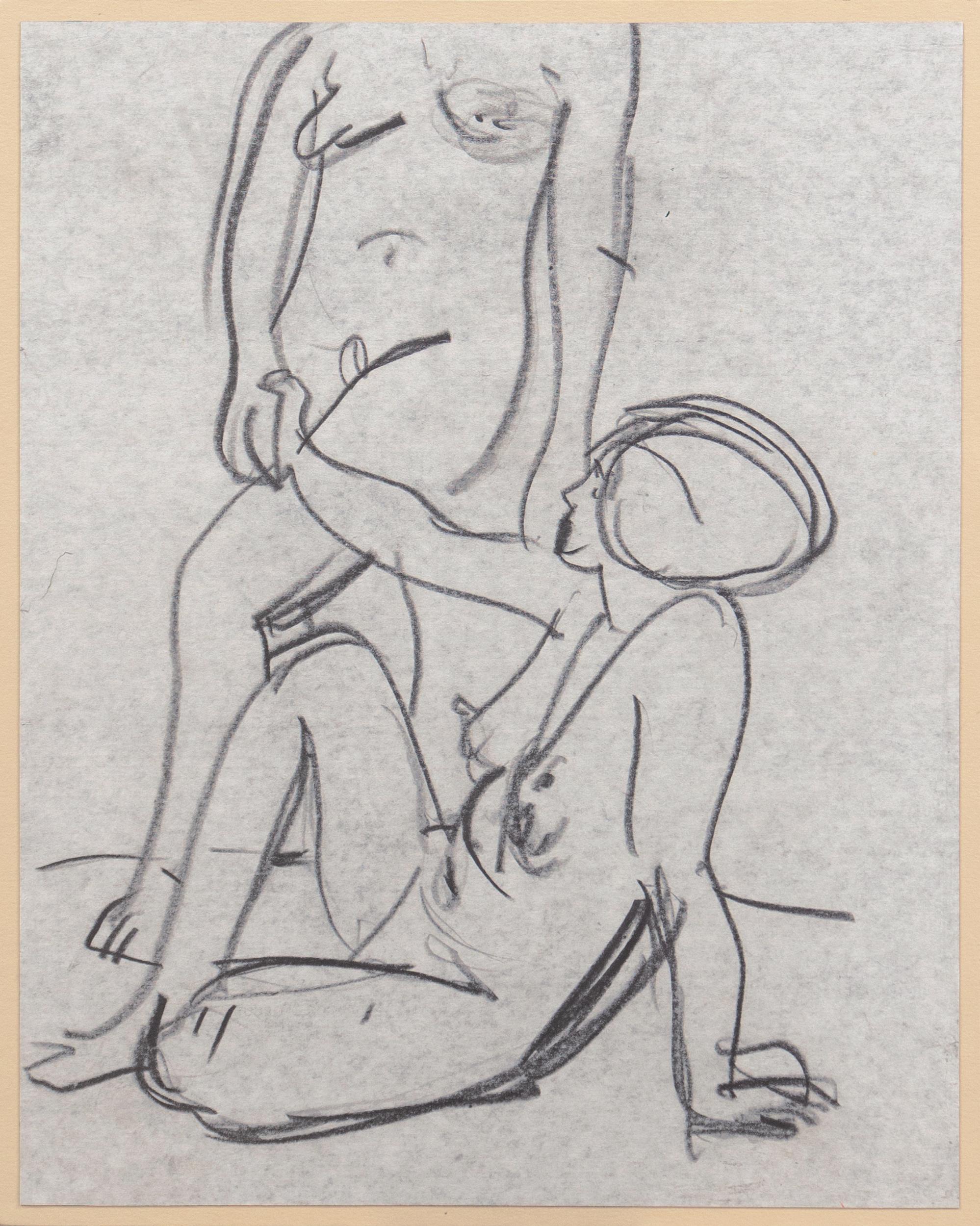 'Two Nudes', Paris, Louvre, Salon d'Automne, Academie Chaumière, LACMA, SFAA For Sale 5