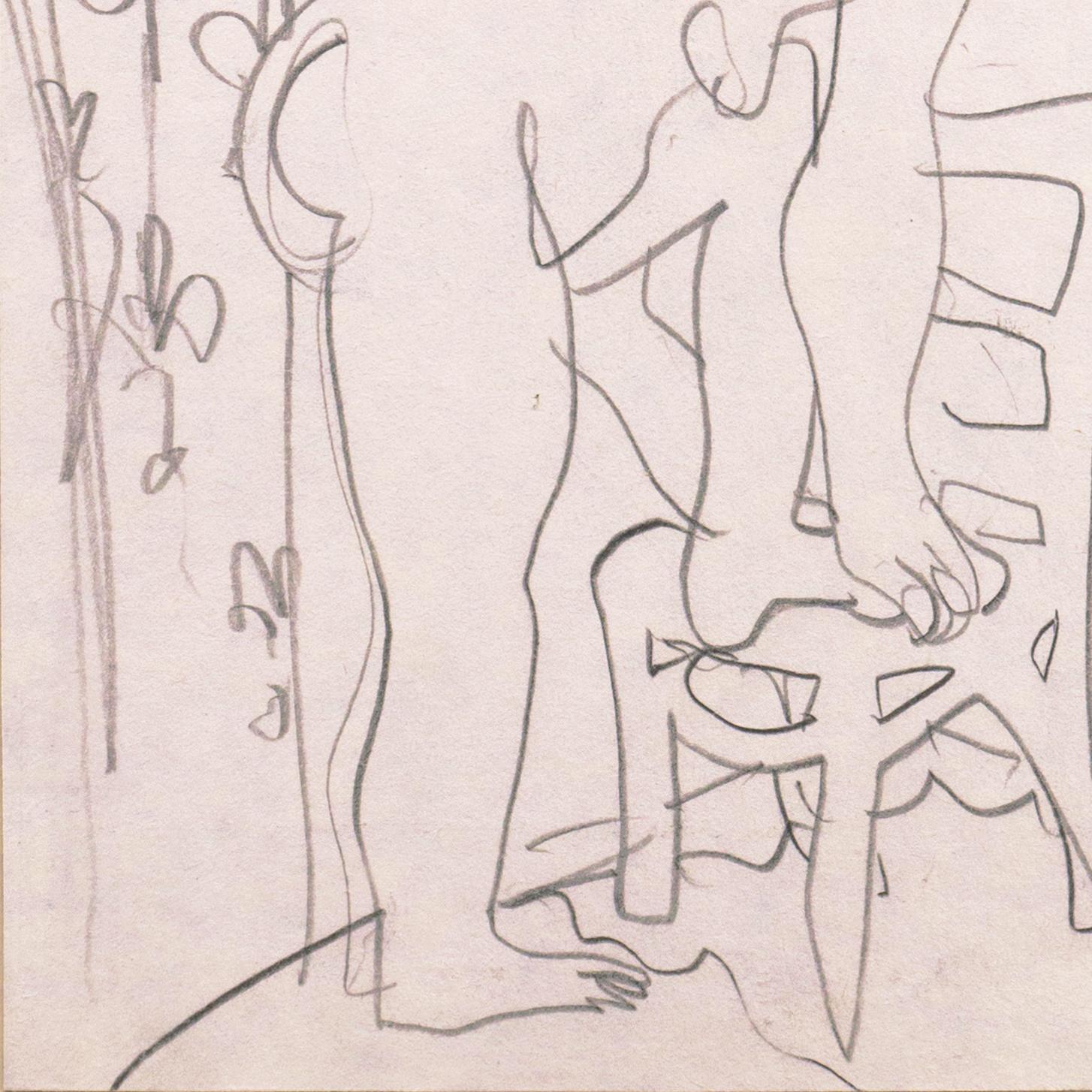 'Après Le Bain', Paris, Louvre, Salon d'Automne, Académie Chaumière, SFAA, LACMA For Sale 1