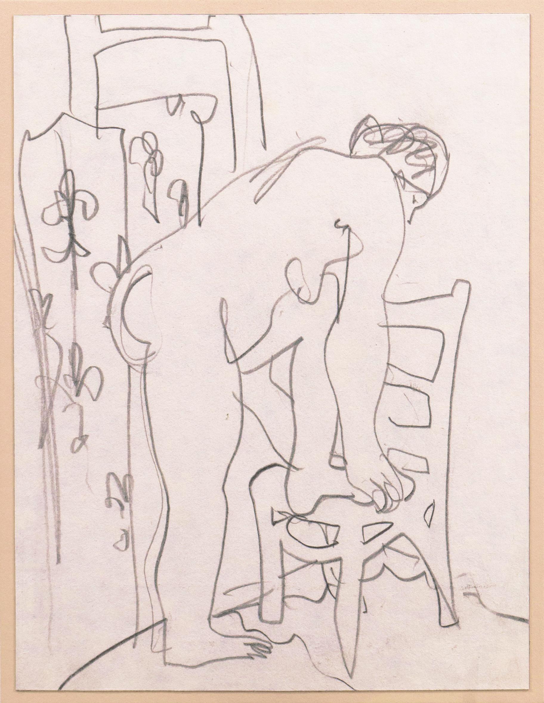 'Après Le Bain', Paris, Louvre, Salon d'Automne, Académie Chaumière, SFAA, LACMA For Sale 3