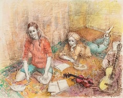 'Jeudi à la Maison', École des Beaux-Arts, Paris, French Modernist home scene