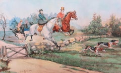 Steeplechase", Boston, Massachusetts, National Academy of Design, Beagle, Cavallo