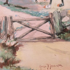 'Steeplechase', Boston, Massachusetts, National Academy of Design, Beagle, Horse