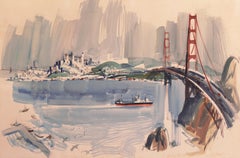 Landscape Drawings and Watercolors