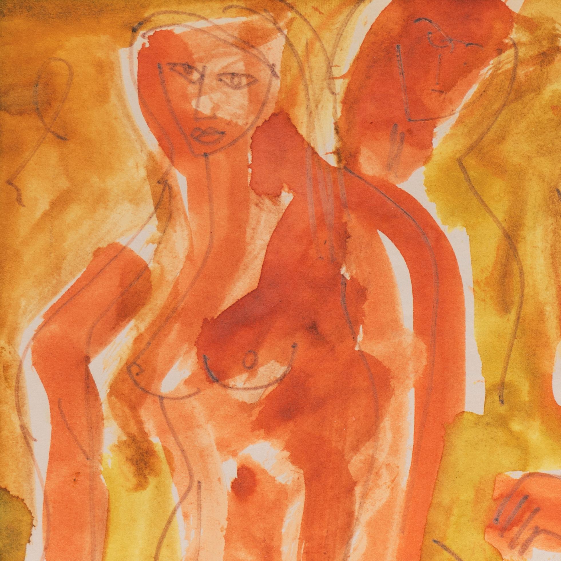 'Nude Study', Museum of Modern Art, Paris, Montevideo, Grupo de los 8, Benezit For Sale 2