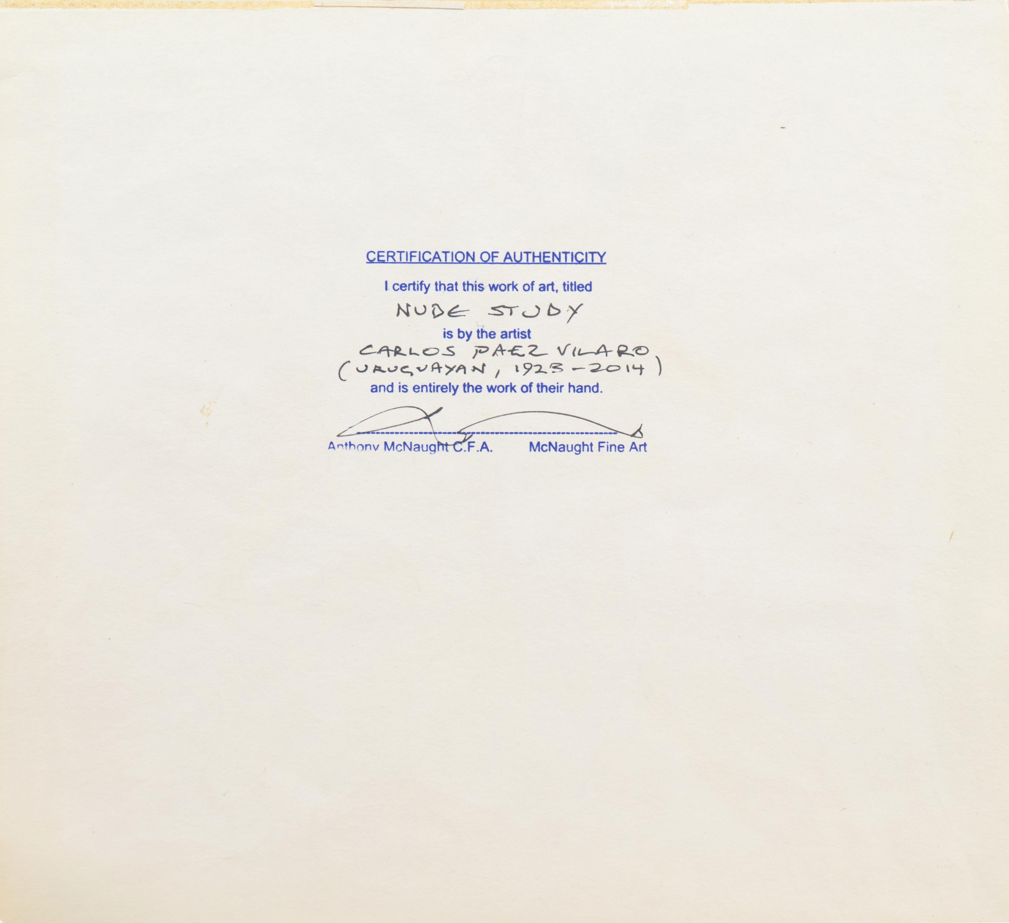 'Nude Study', Museum of Modern Art, Paris, Montevideo, Grupo de los 8, Benezit For Sale 8