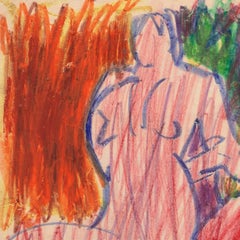 Desnudo de pie", París, Louvre, Academies Chaumière et Etrangères, LACMA, SFAA