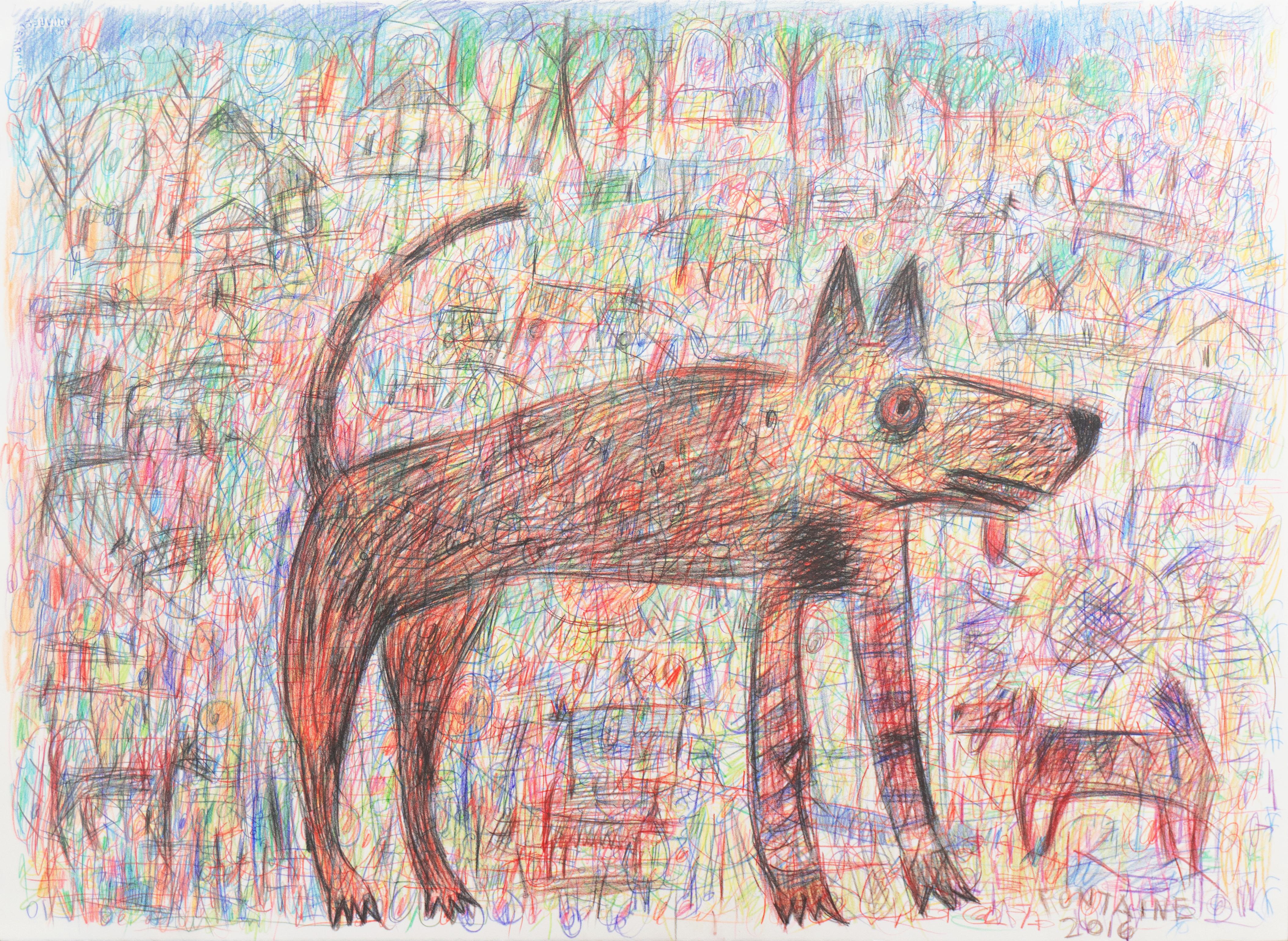 Animal Art di Ted Fontaine - Parco per cani, California, Università della California, San Francisco Bay Area