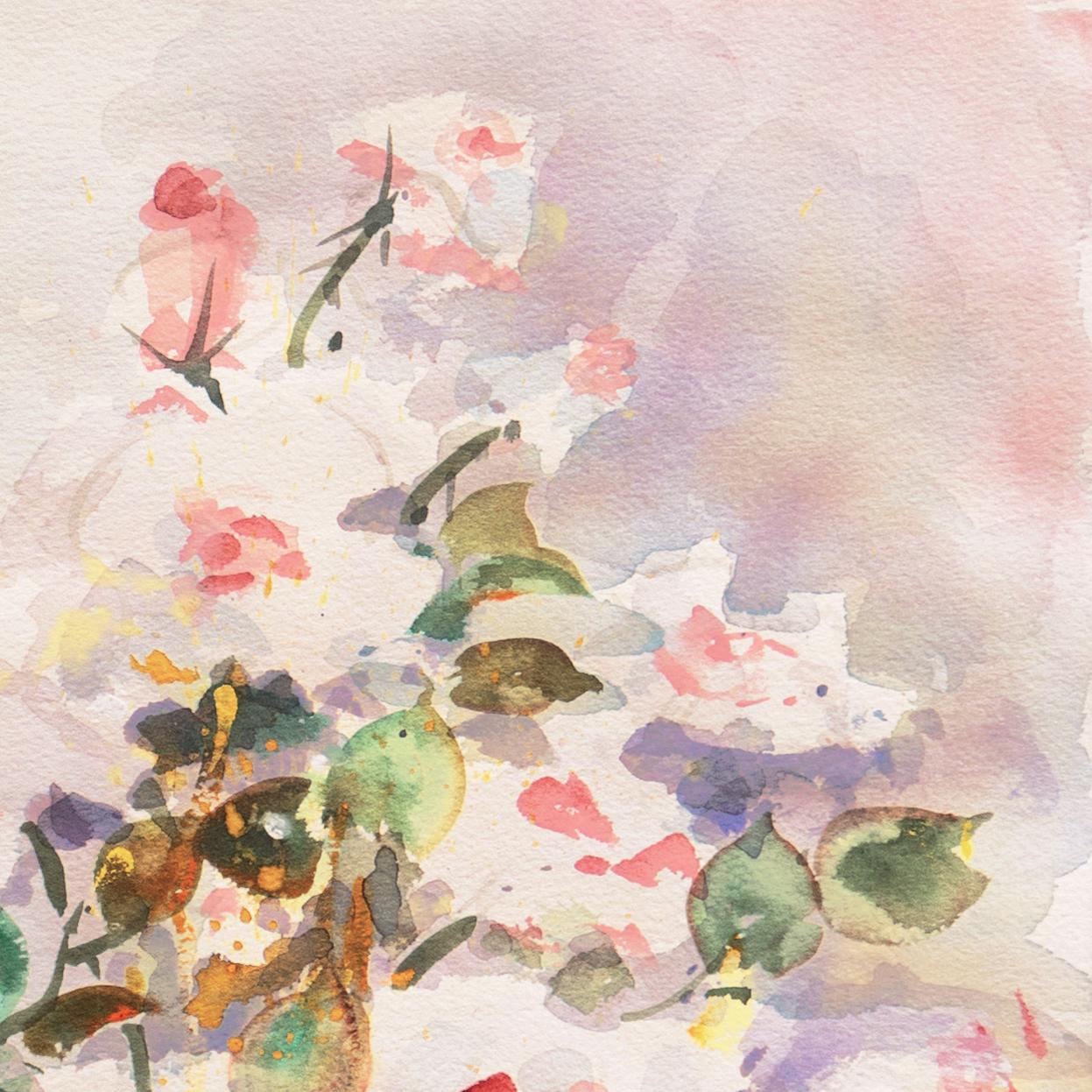 'Naturaleza muerta de rosas', Artista californiana postimpresionista, SWA en venta 1