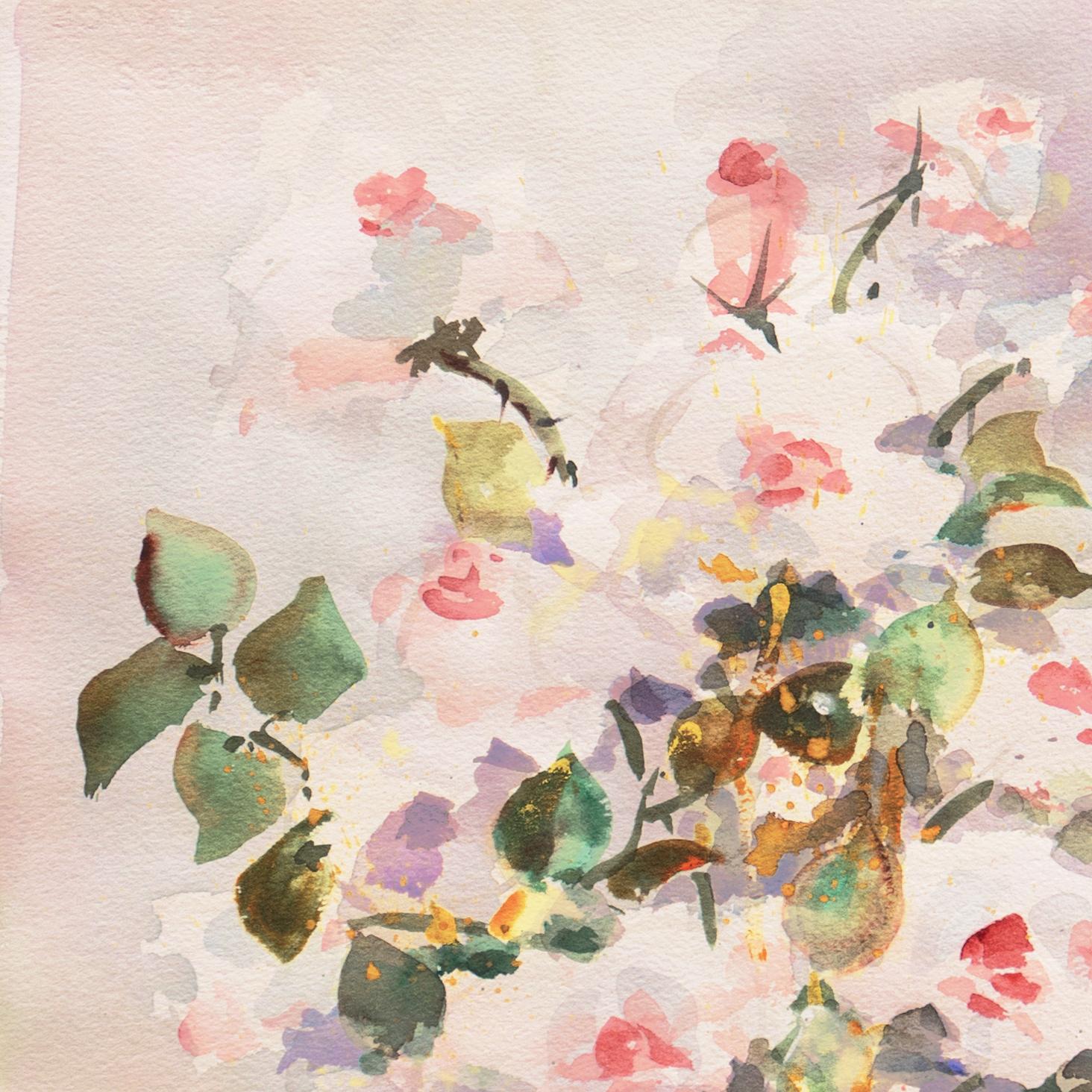 'Naturaleza muerta de rosas', Artista californiana postimpresionista, SWA en venta 2