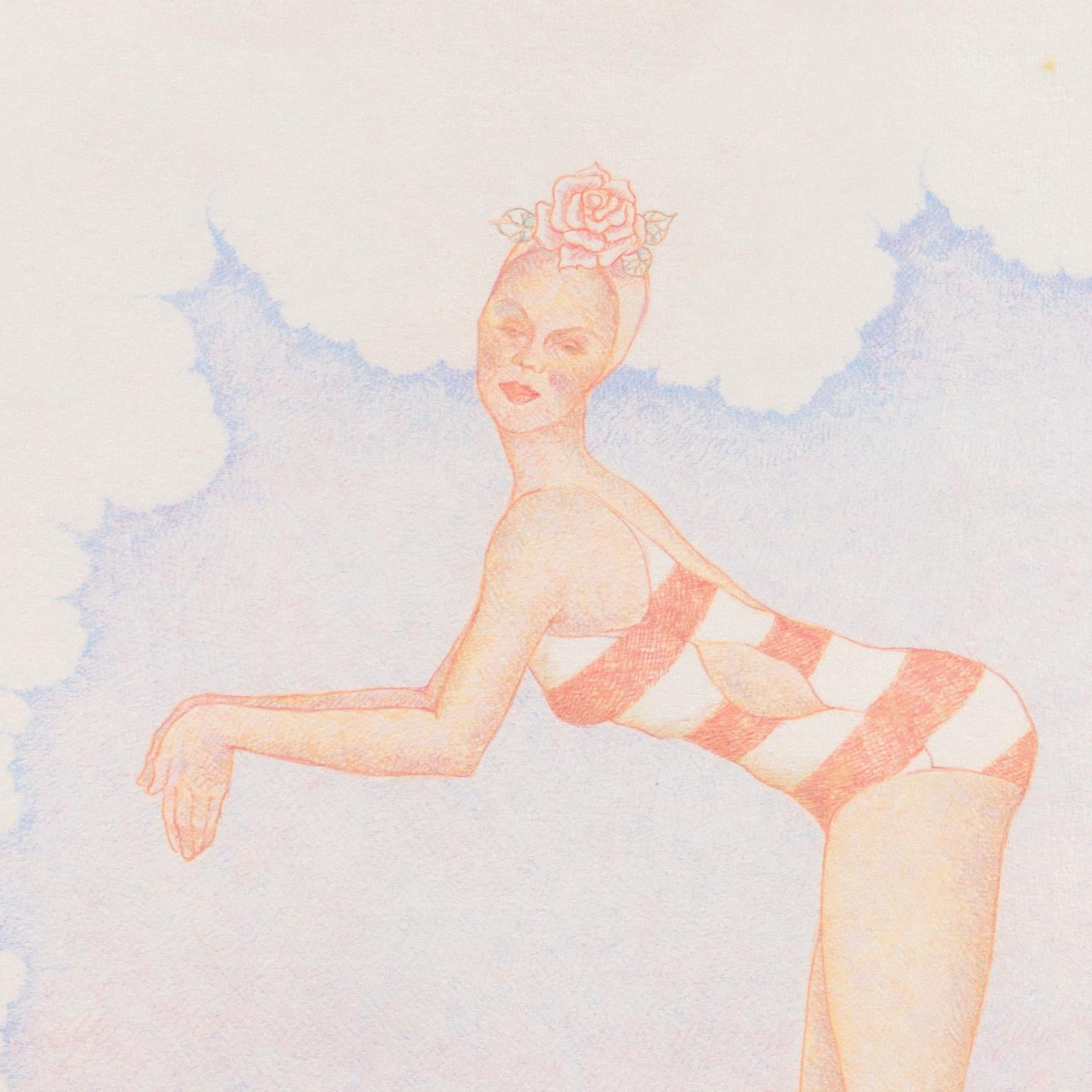 « U.S.S.S. Love », Swimming with Mermaids, Merman - Art de Roberta Loach