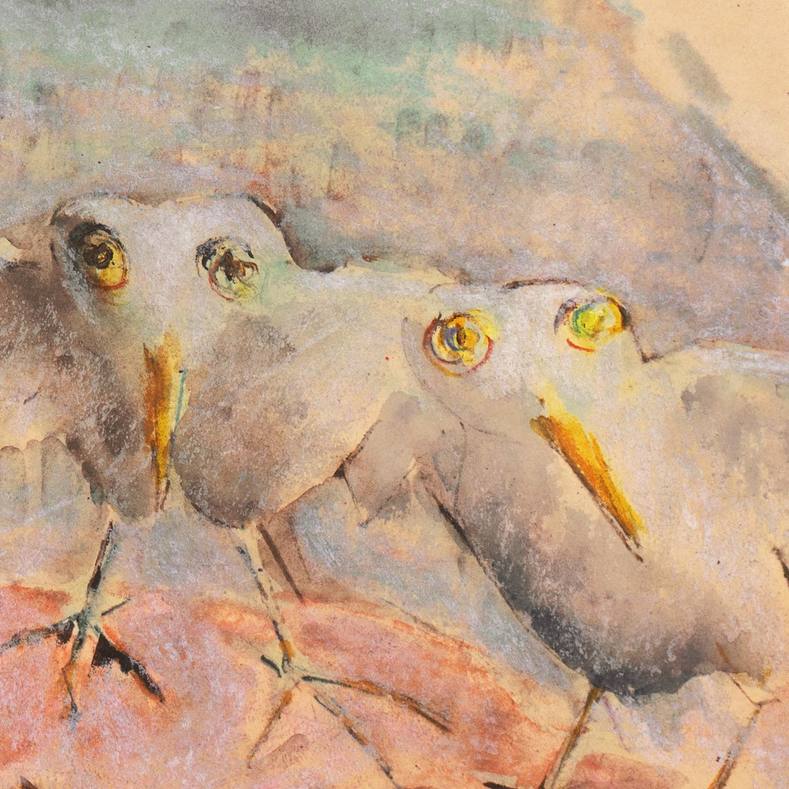 'New to the World', Hans Hoffmann, Brooklyn Museum, Corcoran, Parson School, ASL - Animal Art Beige di Frances Pratt