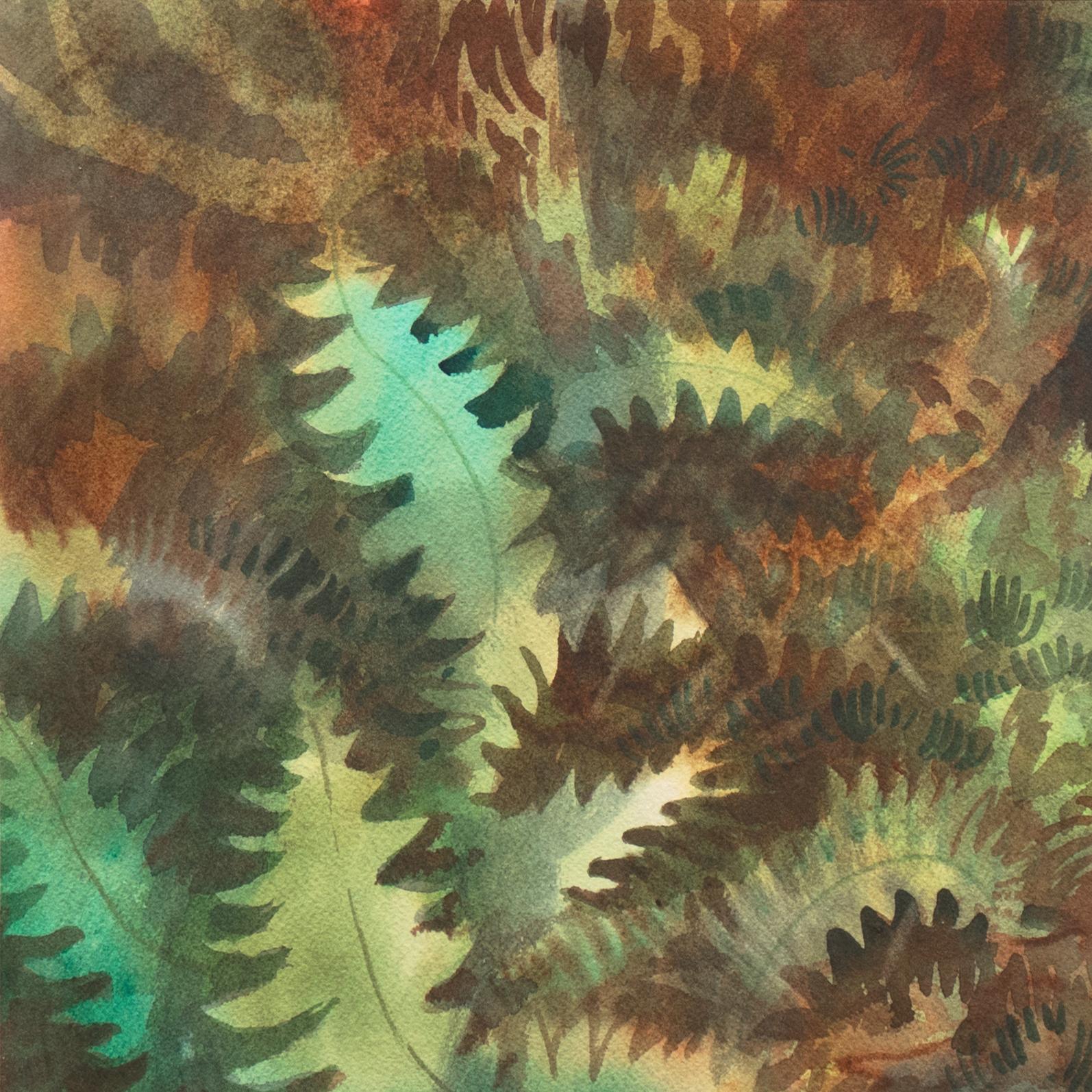 'Ferns and Mushrooms', Art Students League, CCAC, San Francisco Art Association For Sale 3