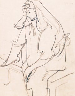 'Woman Seated', Paris, Louvre, Salon d'Automne, Académie Chaumière, LACMA, SFAA