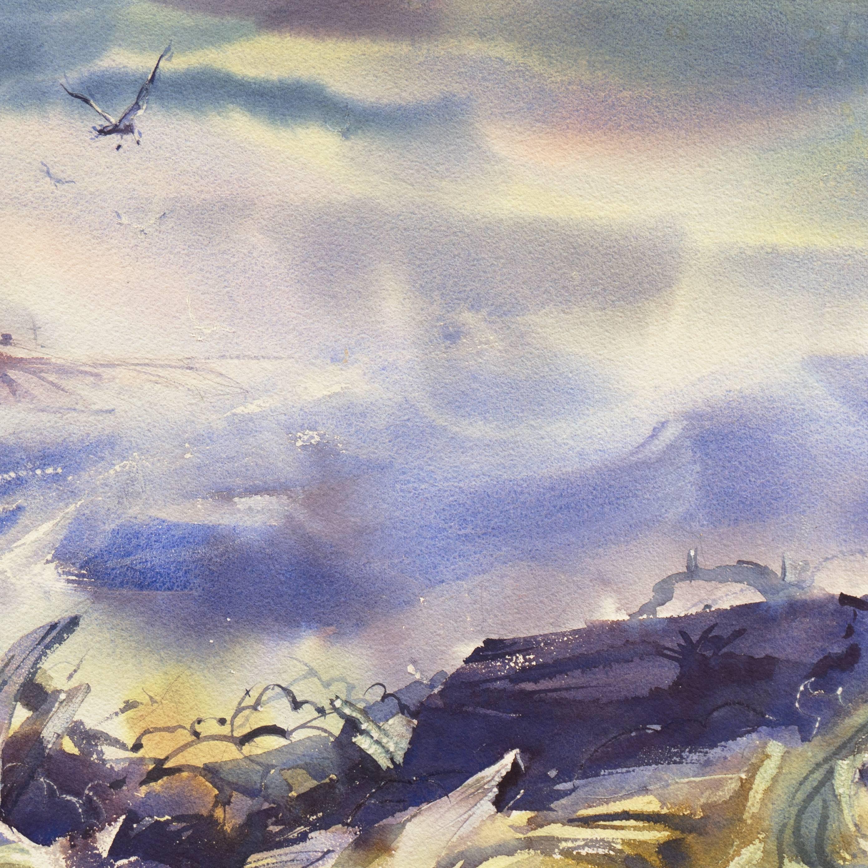 'After the Storm', Impressionist Seascape For Sale 2