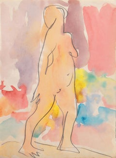 Stehender Akt", Paris, Louvre, Salon d'Automne, Académie Chaumière, LACMA, SFAA