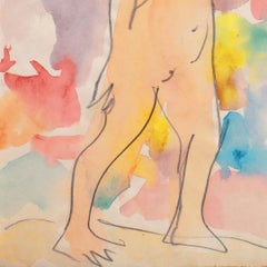 'Standing Nude', Paris, Louvre, Salon d'Automne, Académie Chaumière, LACMA, SFAA