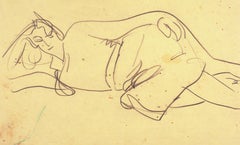 Mujer reclinada", Louvre, Salón de Otoño, Academia Chaumière, LACMA, SFAA