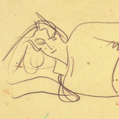 'Woman Reclining', Louvre, Salon d'Automne, Académie Chaumière, LACMA, SFAA