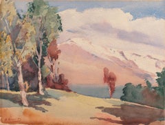 'Early Queenstown', New Zealand Plein Air, Queen Elizabeth II Collection