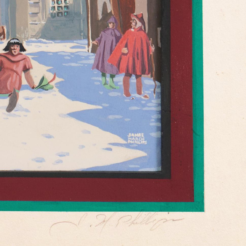 'The Thief from François Villon's Christmas', San Francisco Bay Area Illustrator For Sale 7