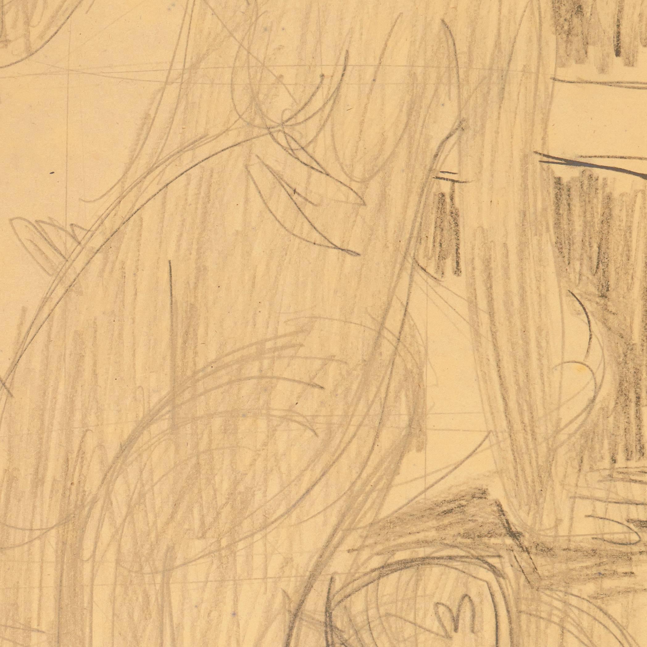 'Seated Nude with Mandolin' Paris, Louvre, Salon d'Automne, Ac. Chaumière, LACMA For Sale 2