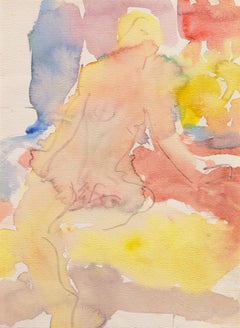 'Seated Nude', Paris, Louvre, Salon d'Automne, Académie Chaumière, LACMA, SFAA