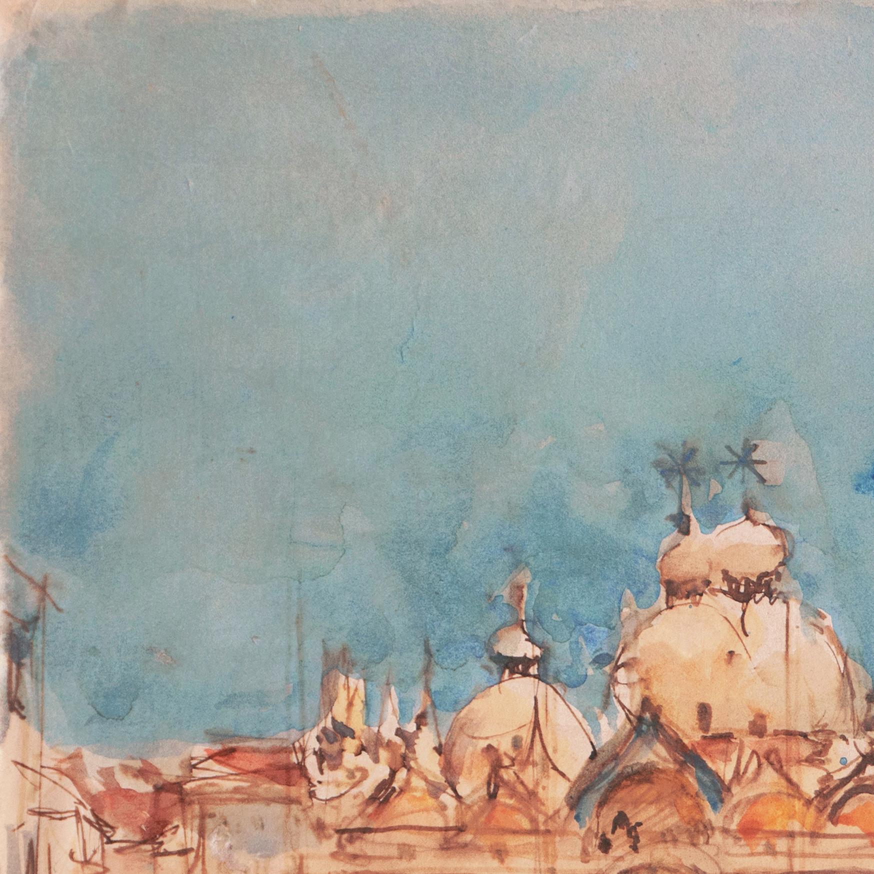 „St. Mark's Square, Venedig“, Paris, Postimpressionistisch, Schloss Charlottenborg im Angebot 2
