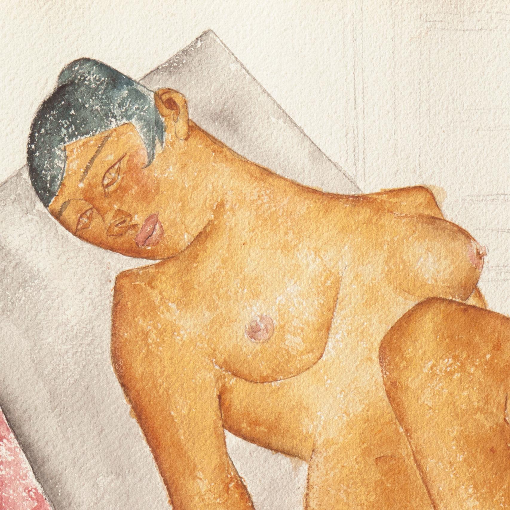 'Reclining Nude', Salon d'Automne, AIC, Art Student's League, Brooklyn Museum For Sale 1