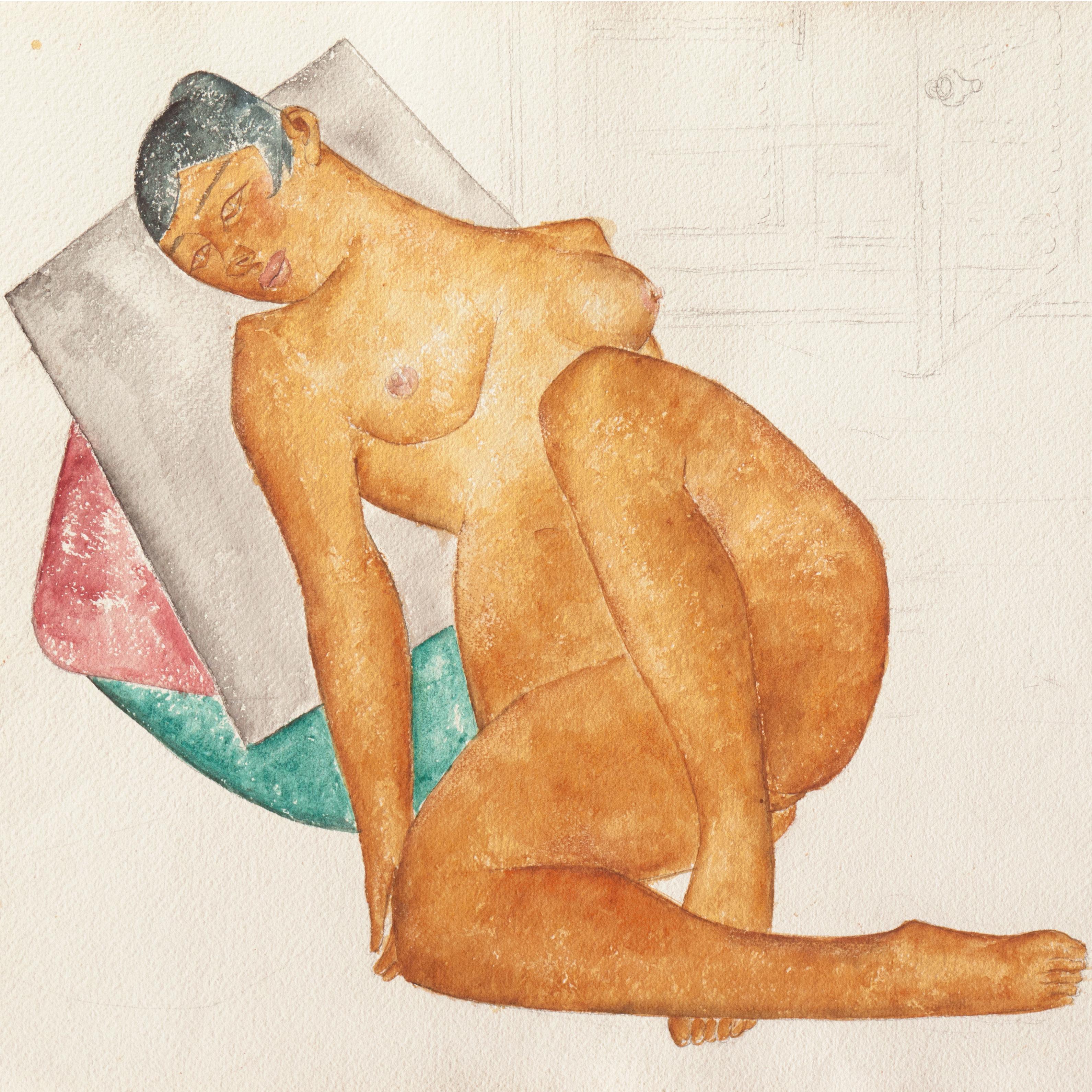 'Reclining Nude', Salon d'Automne, AIC, Art Student's League, Brooklyn Museum For Sale 2