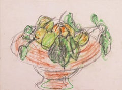 'Bowl of Fruit', Paris, Louvre, Académie Chaumière et Etrangères, LACMA, SFAA