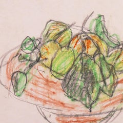 'Bowl of Fruit', Paris, Louvre, Académie Chaumière et Etrangères, LACMA, SFAA