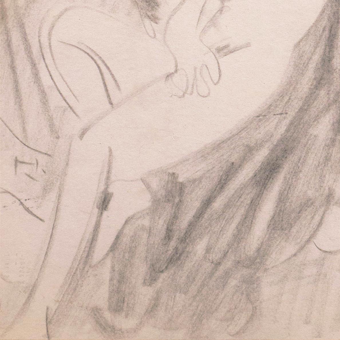 'Seated Nude', Paris, Louvre, Salon d'Automne, Académie Chaumière, SFAA, LACMA For Sale 2