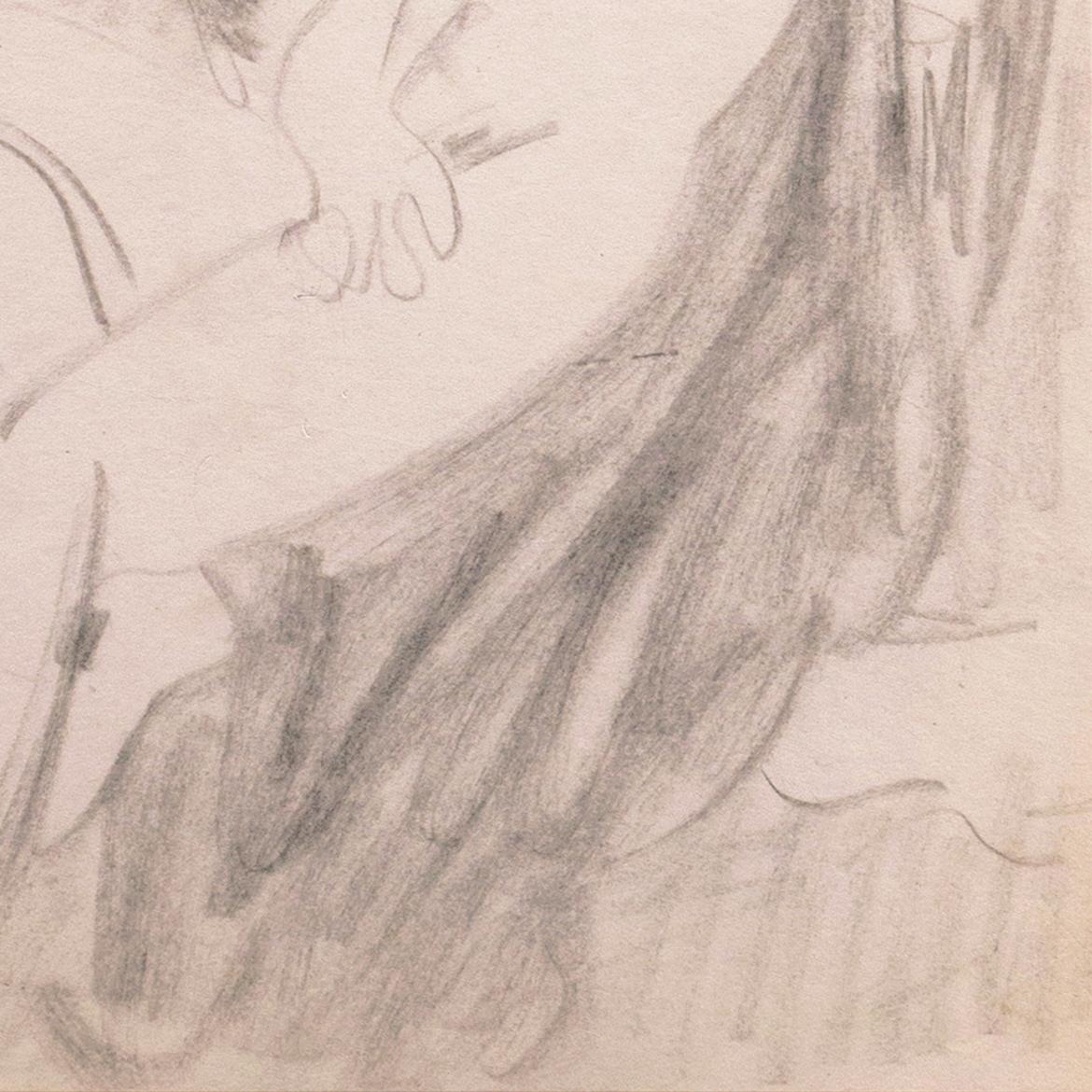 'Seated Nude', Paris, Louvre, Salon d'Automne, Académie Chaumière, SFAA, LACMA For Sale 3