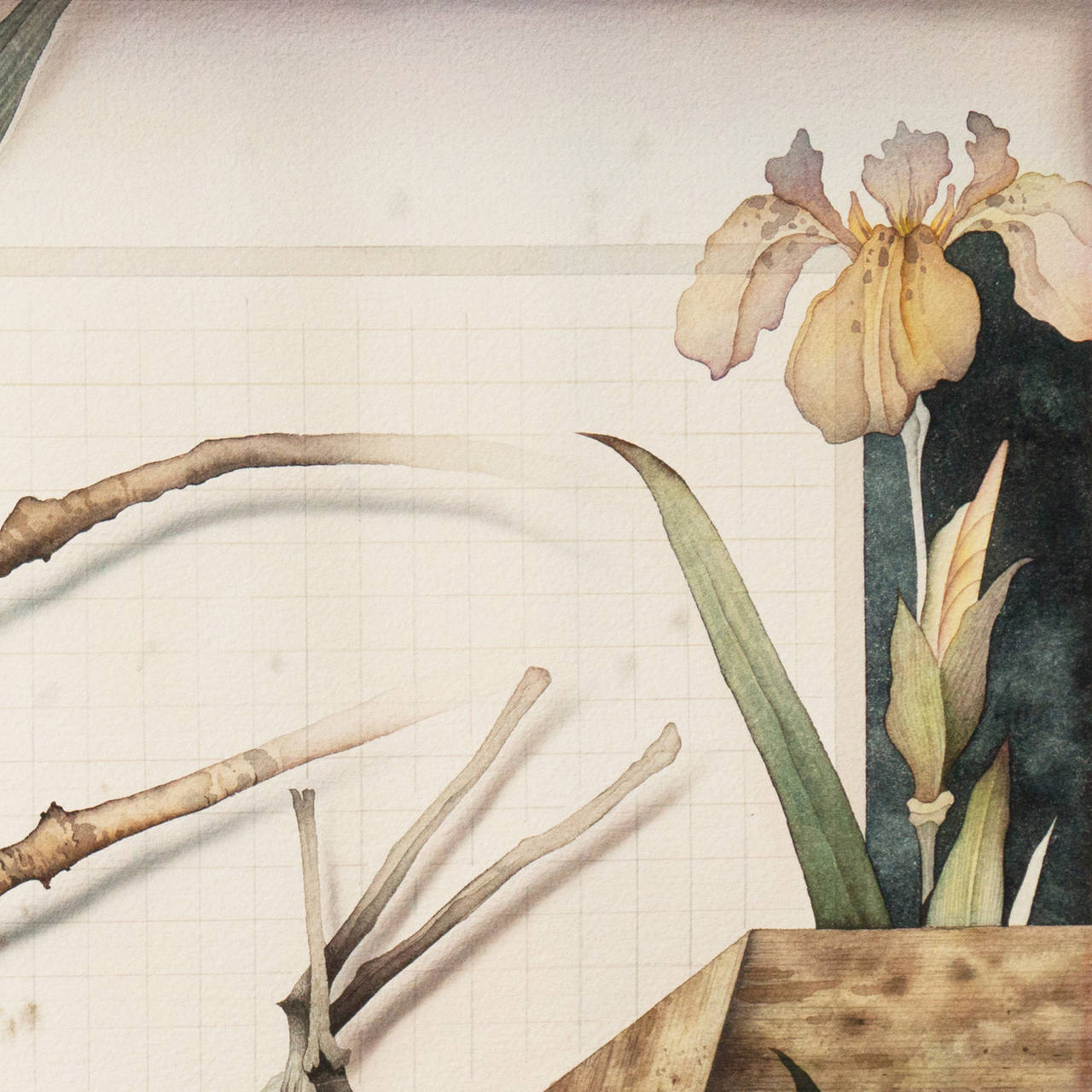 'Still Life with Orchids and Persimmon', California School of Fine Arts For Sale 2