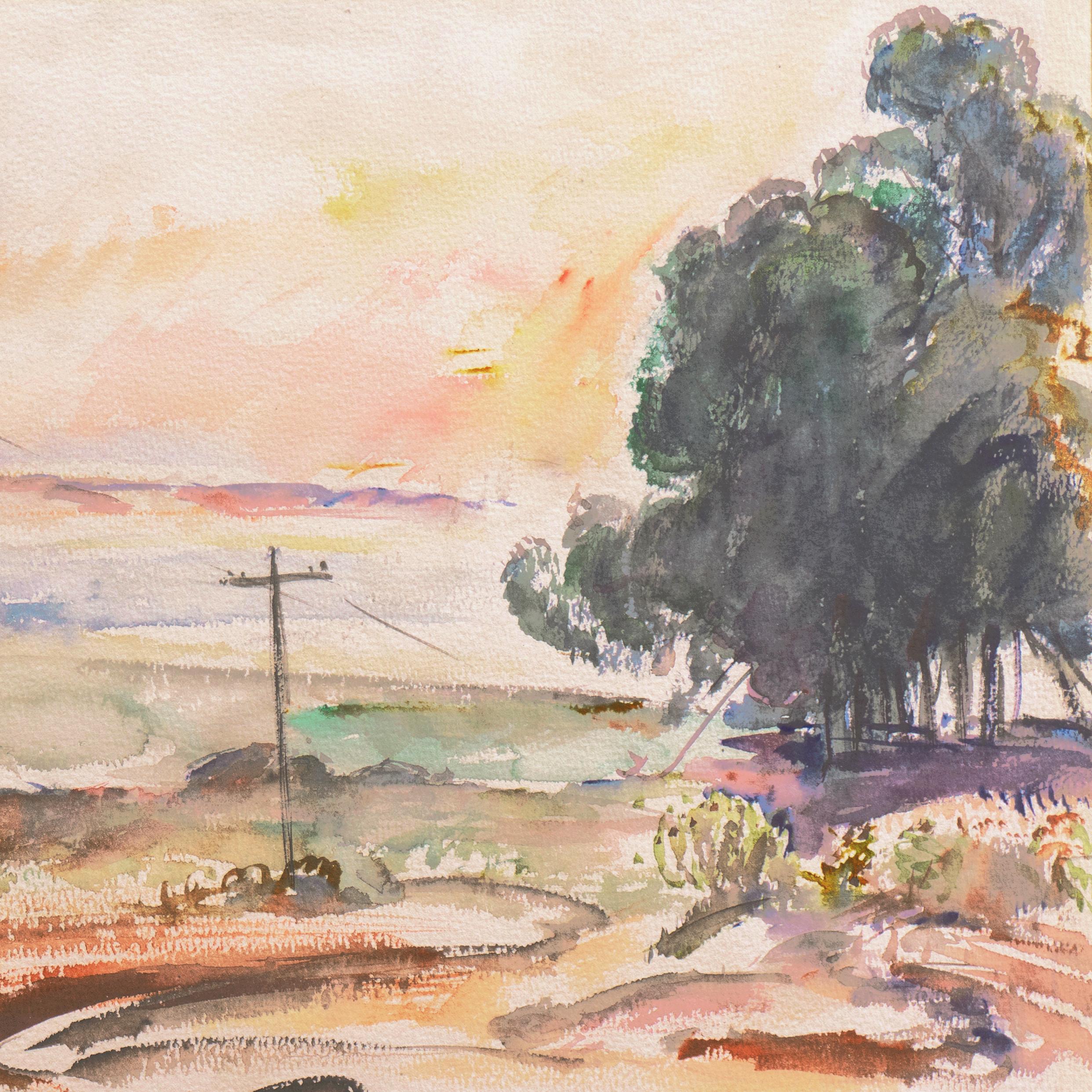 'California Landscape', Royal Danish Academy, Art Institute of Chicago, LACMA For Sale 3