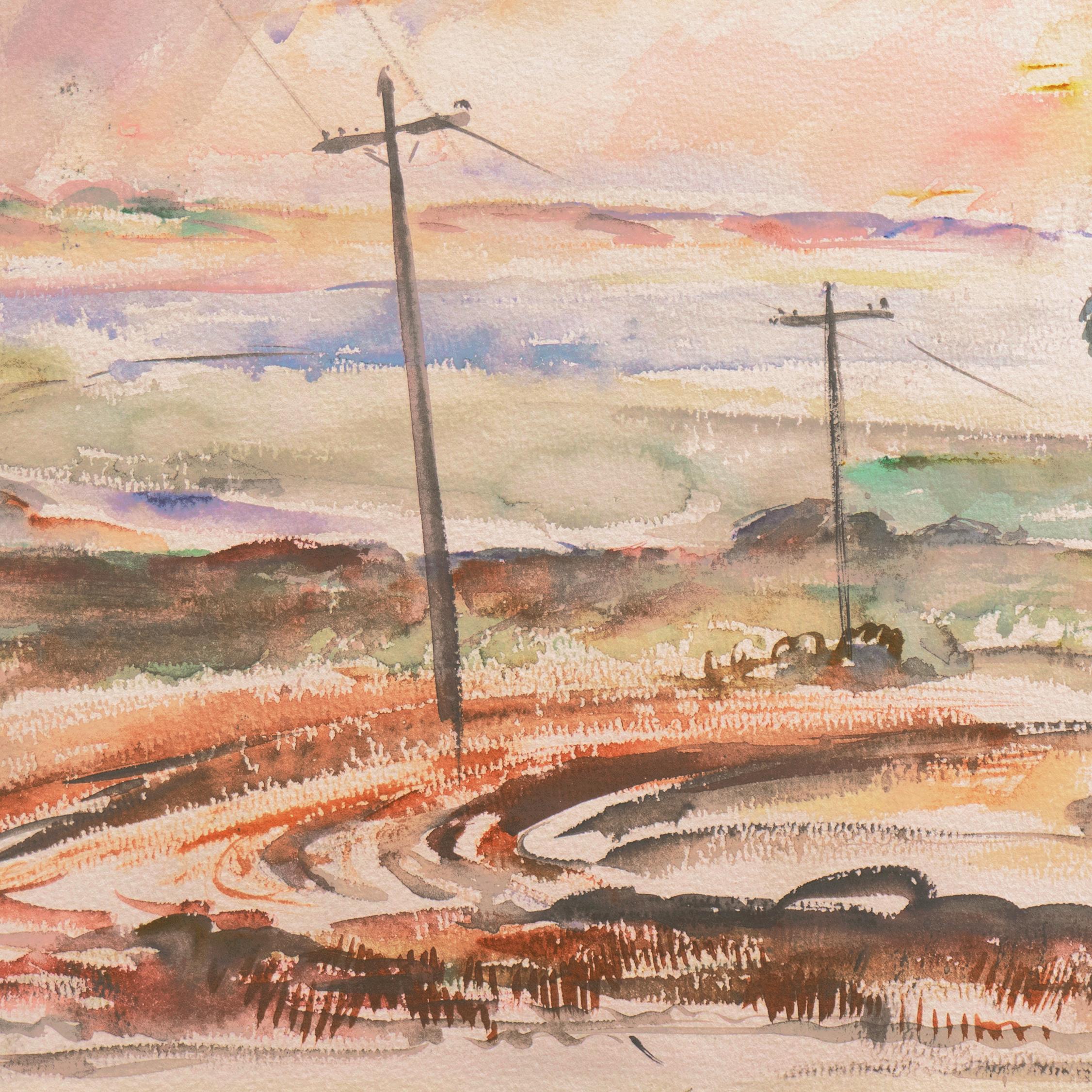 'California Landscape', Royal Danish Academy, Art Institute of Chicago, LACMA For Sale 6