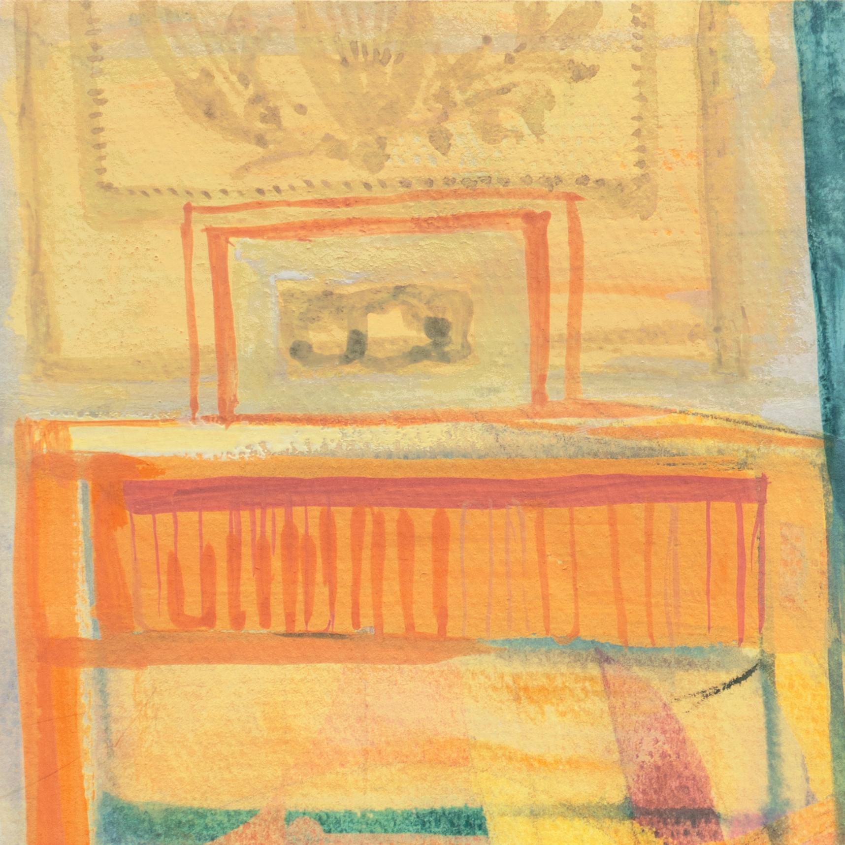 „Sunny Room in Aix-en-Provence“, New York, San Diego Museum of Natural History (Beige), Interior Art, von Ruth Landay